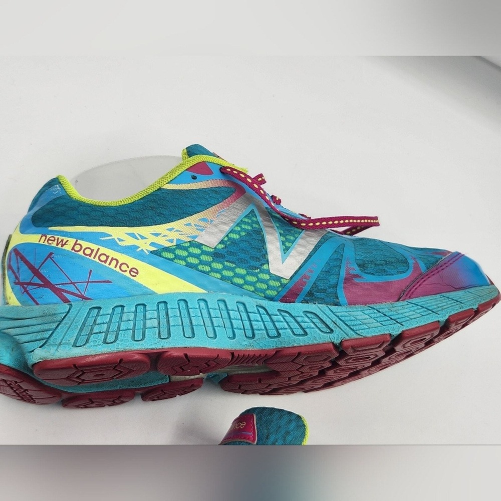New Balance 880v4 Women's Running‎ Shoes Turquoise Neon Pink Size 7 - Picture 8 of 11